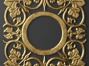 rosette molding 3D Model