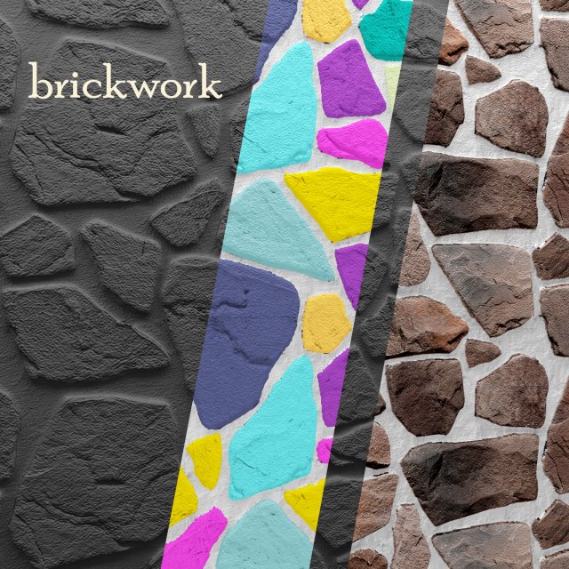 bricks wall 3d 3D Model .c4d .max .obj .3ds .fbx .stl .blend 