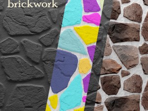 bricks wall 3d 3D Model