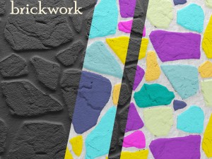 bricks wall 3d 3D Model