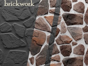 bricks wall 3d 3D Model