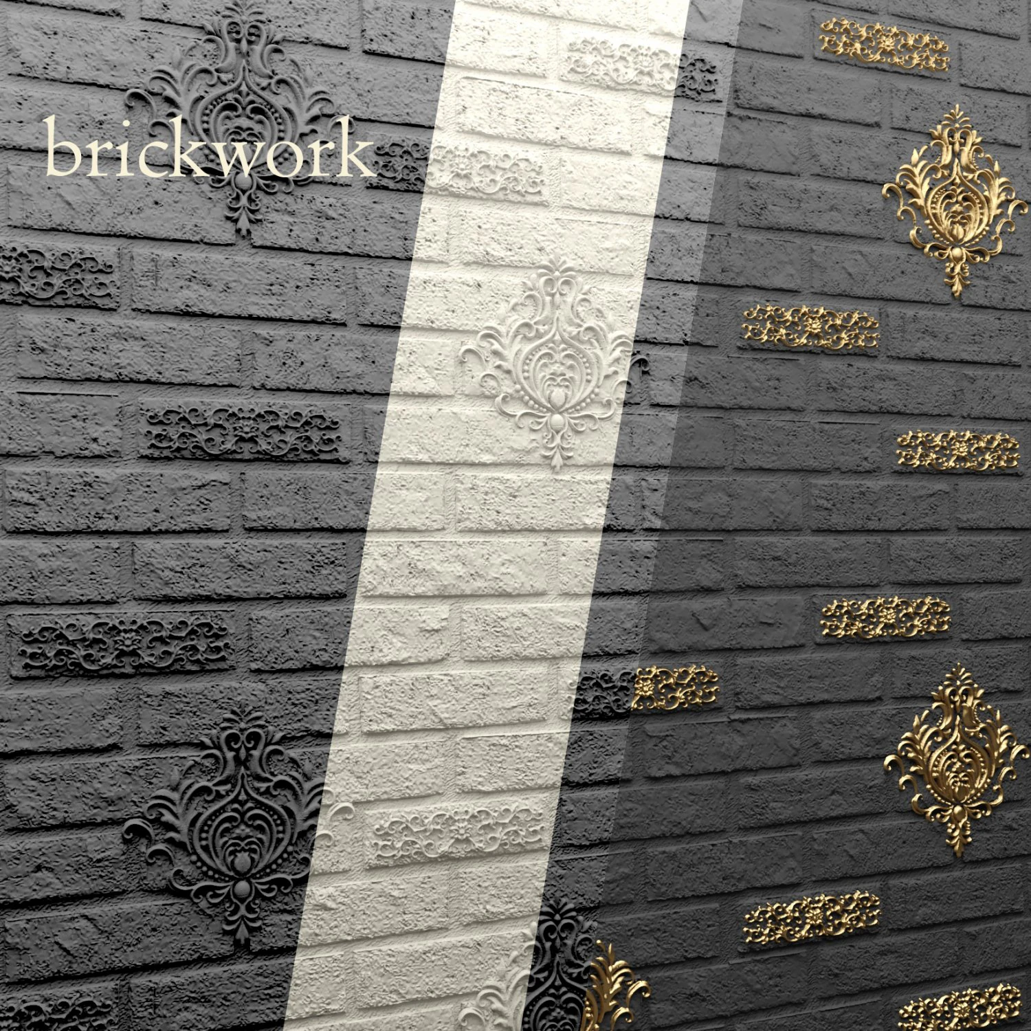 bricks wall 3d 3D Model .c4d .max .obj .3ds .fbx .stl .blend 
