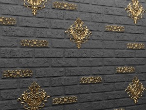 bricks wall 3d 3D 模型