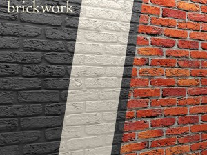 bricks wall 3d 3Dモデル