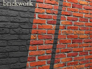 parede de tijolos 3d Modelo 3D