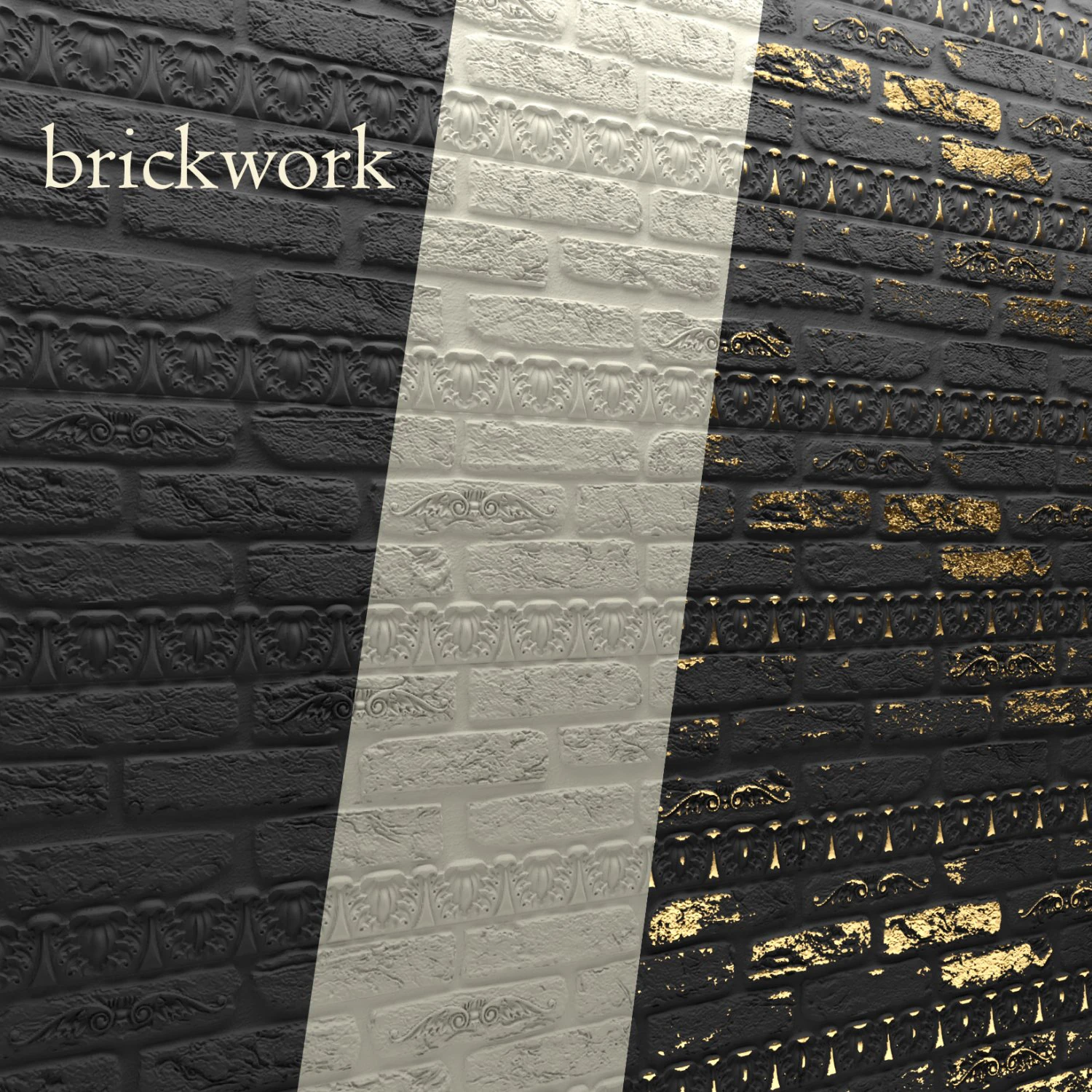 bricks wall 3d 3D Model .c4d .max .obj .3ds .fbx .stl .blend 