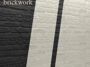 bricks wall 3d 3D Model