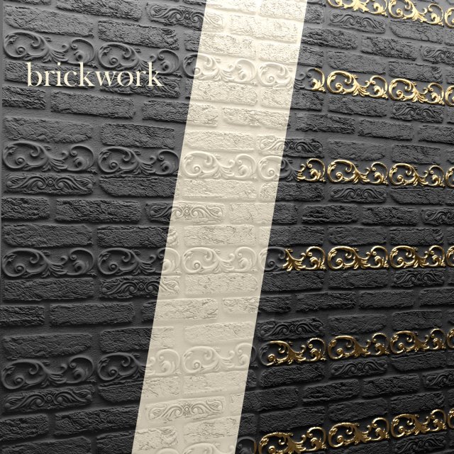 bricks wall 3d 3D Model .c4d .max .obj .3ds .fbx .stl .blend 