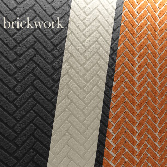 bricks wall 3d 3D-Modell .c4d .max .obj .3ds .fbx .stl .blend 