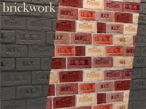 bricks wall 3d 3D Model