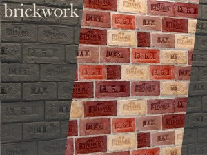 parede de tijolos 3d Modelo 3D