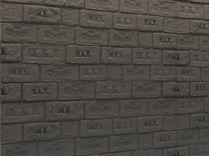 bricks wall 3d 3D Model
