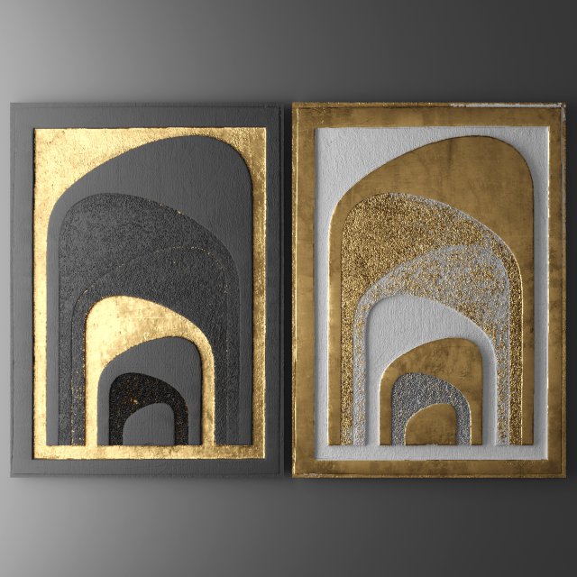 3d wall panel 3D मॉडल .c4d .max .obj .3ds .fbx .stl .blend 