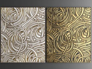 3d 벽 패널 3D 모델