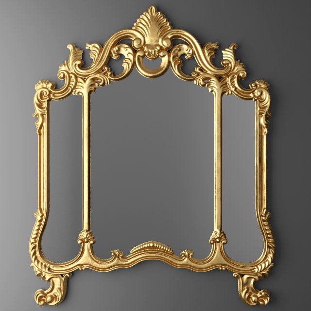 classic mirror 3D मॉडल .c4d .max .obj .3ds .fbx .stl .blend 