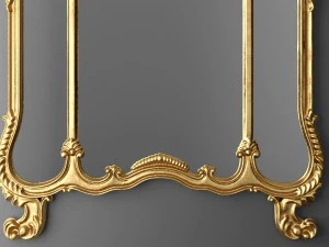 specchio classico Modello 3D