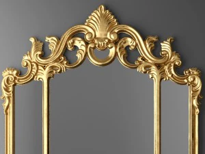 specchio classico Modello 3D
