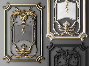 boiserie molding 3D Model