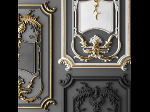 boiserie molding 3D Model
