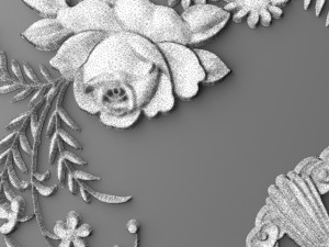 rosette molding 3D-Modell