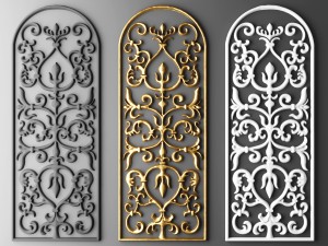 fretwork grille 3D Model