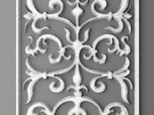 fretwork grille Modelo 3D