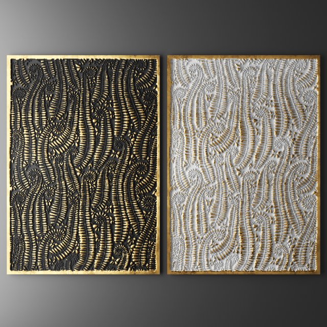3d wall panel Modèle 3D .c4d .max .obj .3ds .fbx .stl .blend 