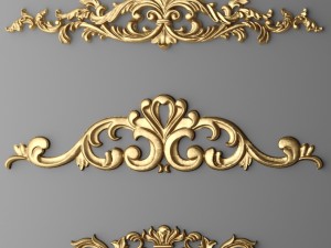 fretwork set Modelo 3D