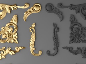 cartouches set 3D Модель