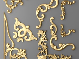 cartouches set 3D Модель