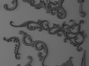 cartouches set 3D Модель