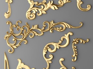 cartouches set 3D Модель