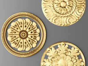 rosette set 3D Model