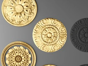 rosette set 3D Model