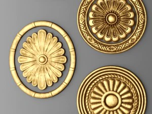 rosette set 3D Model
