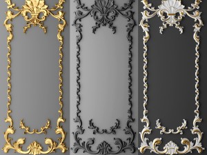 boiserie molding 3D Model