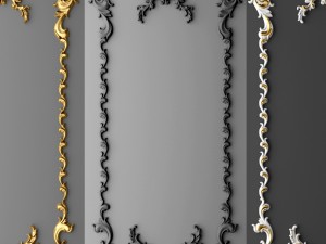 boiserie molding Modèle 3D