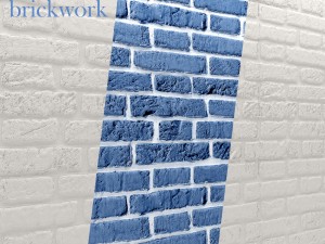 bricks wall 3d 3D Model