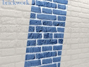bricks wall 3d 3D Model