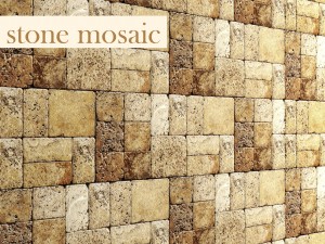 stone mosaic 3D 모델