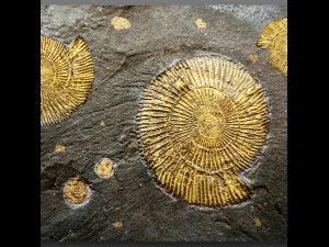 panel ammonite 3D Model