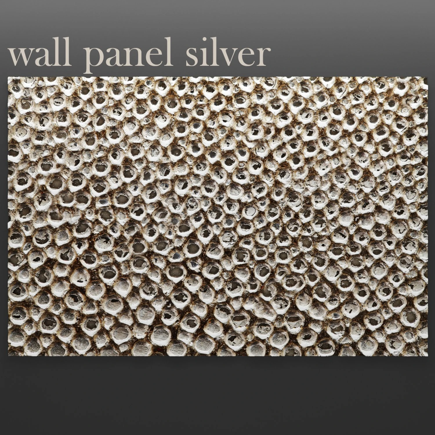 wall panel silver 3D Model .c4d .max .obj .3ds .fbx .stl .blend 