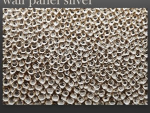 wall panel silver 3D 모델
