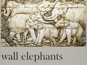 elephant bas relief 3D Модель