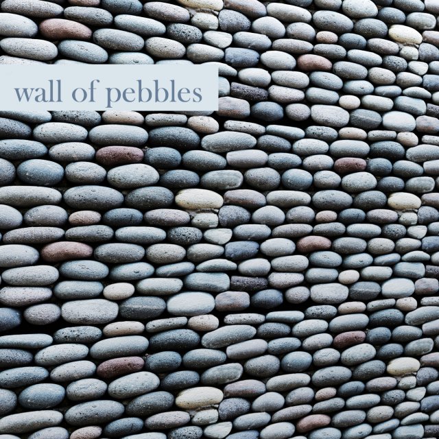 wall of pebbles 3D Model .c4d .max .obj .3ds .fbx .stl .blend 
