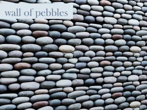 wall of pebbles 3D Model