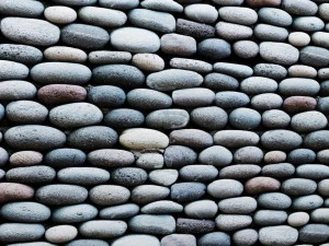 wall of pebbles 3D Model