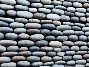 wall of pebbles 3D Model