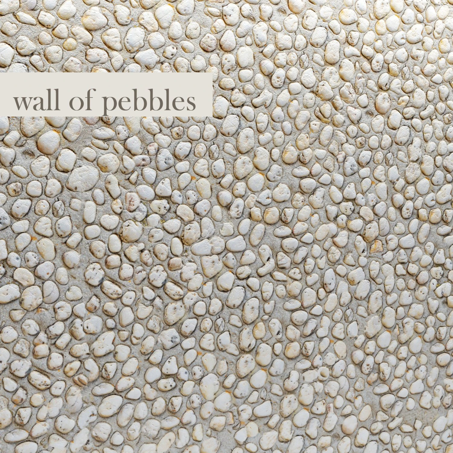 wall of pebbles 3D Model .c4d .max .obj .3ds .fbx .stl .blend