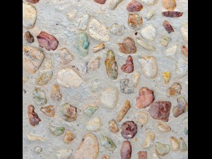 wall of pebbles Modelo 3D